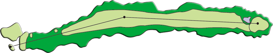 Hole10　コースレイアウト