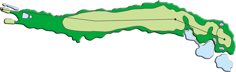Hole4　コースレイアウト