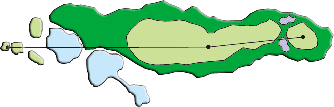 Hole5　コースレイアウト